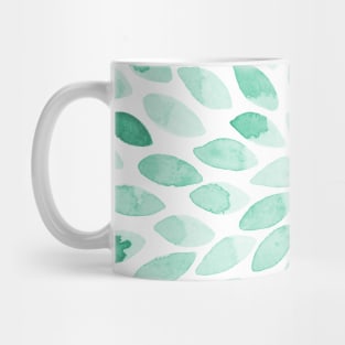 Watercolor brush strokes - aqua Mug